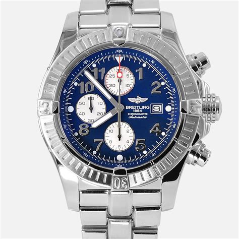 breitling super avenger all blue dial|breitling super avenger for sale.